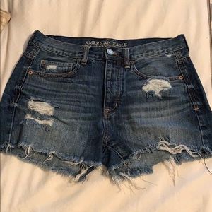 American Eagle high waisted denim shorts